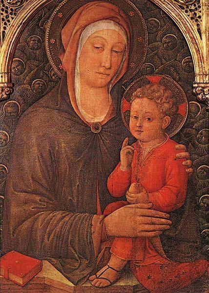Jacopo Bellini Madonna and Child Blessing oil painting image